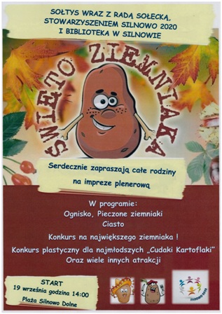 Plakat Święto Ziemniaka Silnowowww